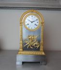 Empire period French clock by Martina
